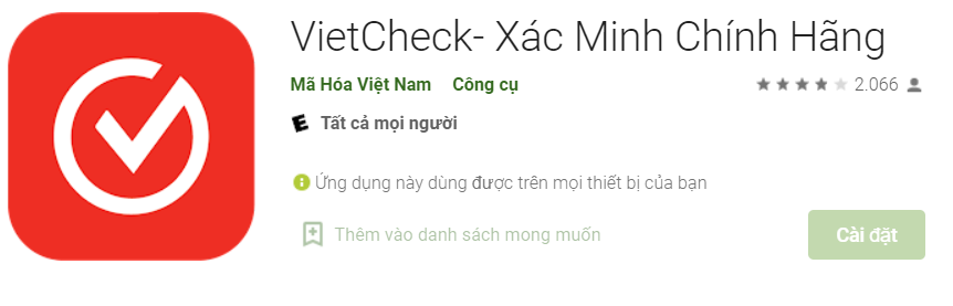 Phần mềm check mã vạch son môi VietCheck